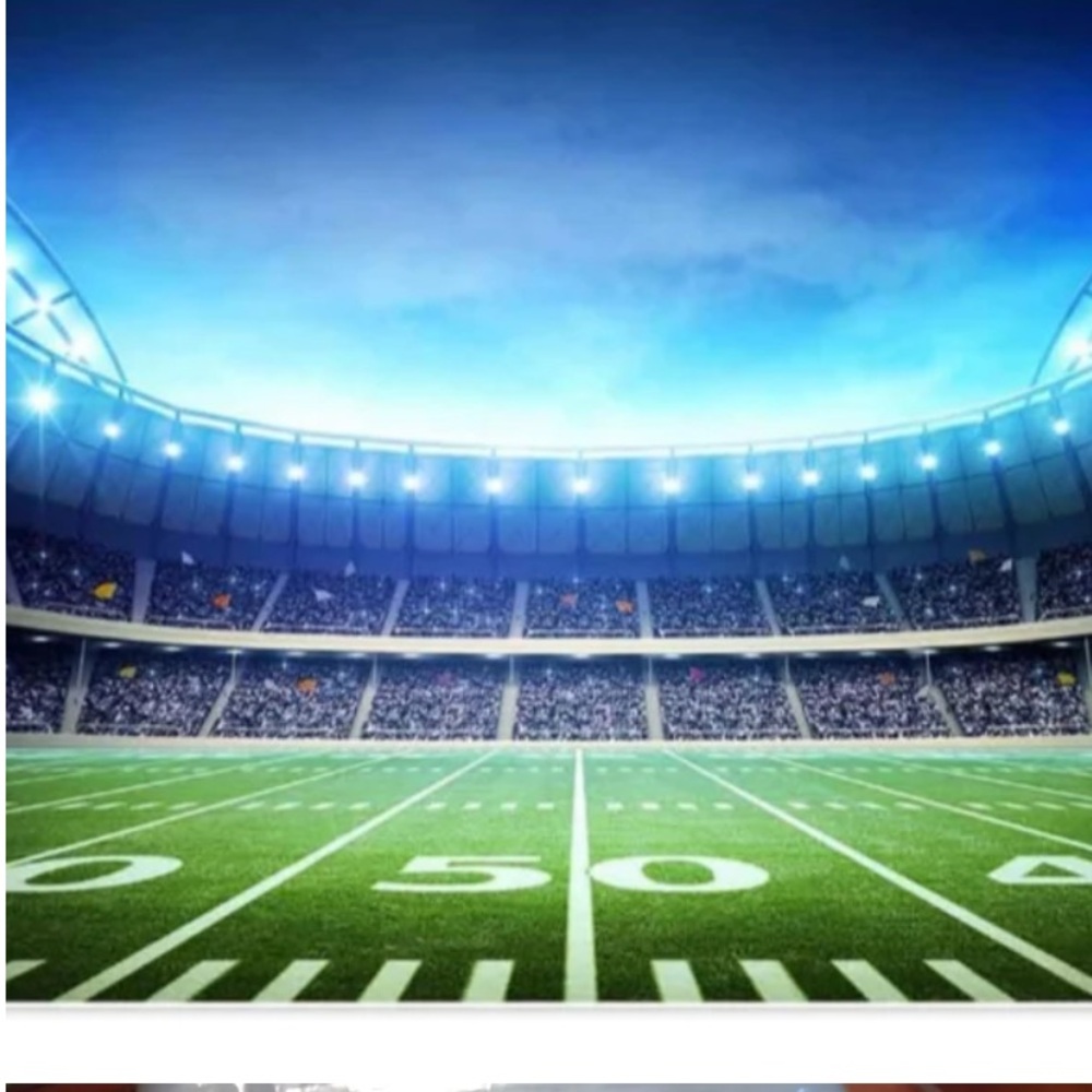 NEW Stadium Backdrop Football stadium background!
Vinyl
measures 7x5 feet new